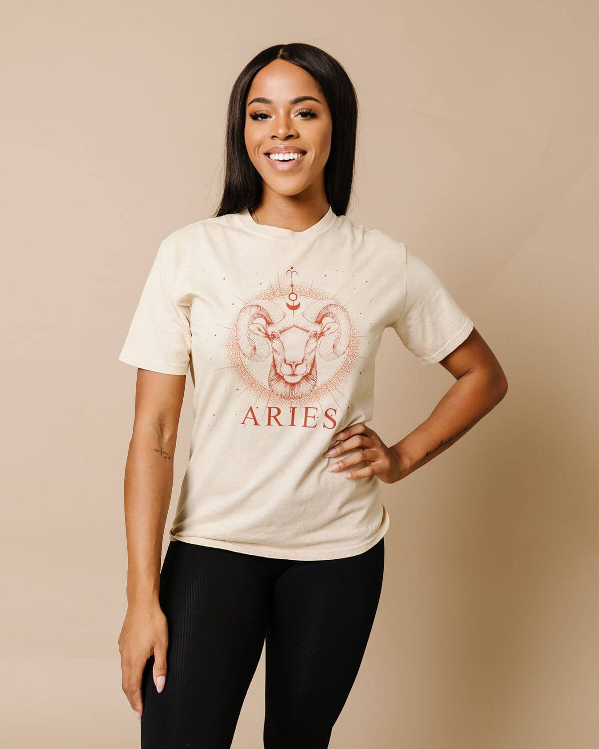 Aries Zodiac Graphic Crew T-Shirt | S-2XL – Cents Of Style